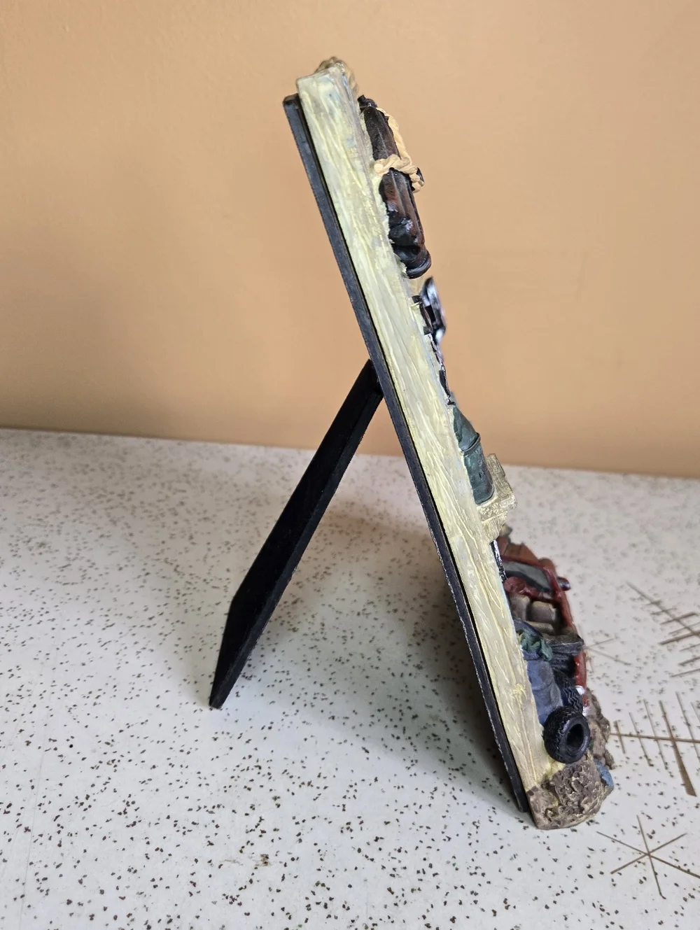 GANZ Red Convertible Rustic Tool-Themed Photo Frame